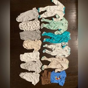 NB newborn bundle of baby boy clothes! In great shape! 14 pieces!